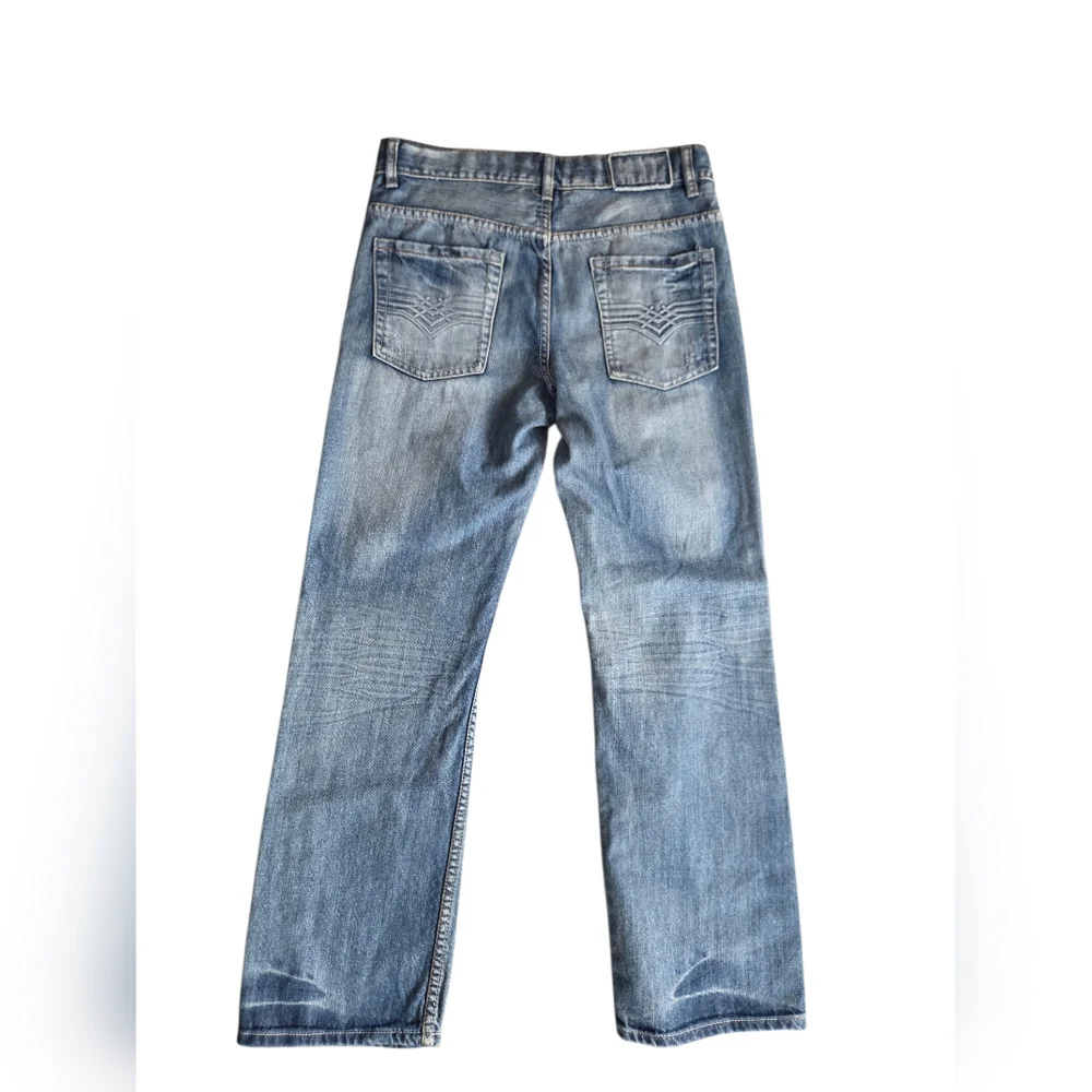 Helix Light Blue Slim Boot Jeans 18 - Picture 5 of 8